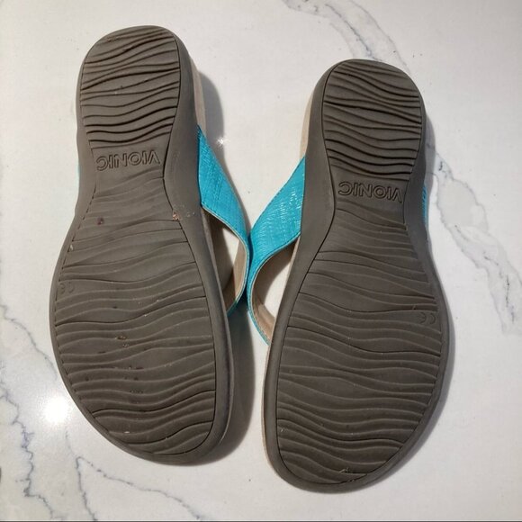 VIONIC Sz 8 Rest Hilda Comfort Leather Sandals - Picture 11 of 11